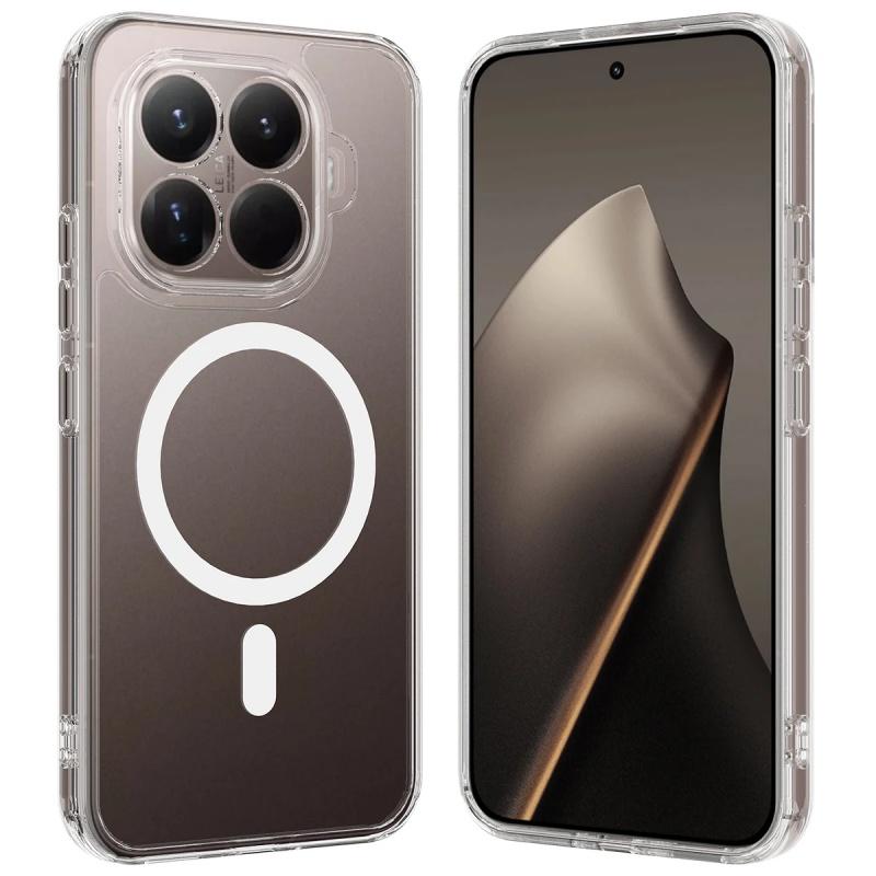 Чехол для Xiaomi 15T Pro 15T 14T 15 Pro 15 ULTRA Прозрачный Ударопрочный Для MagSafe Сильно Магнитный Силиконовый Тонкий Противоударный Чехол