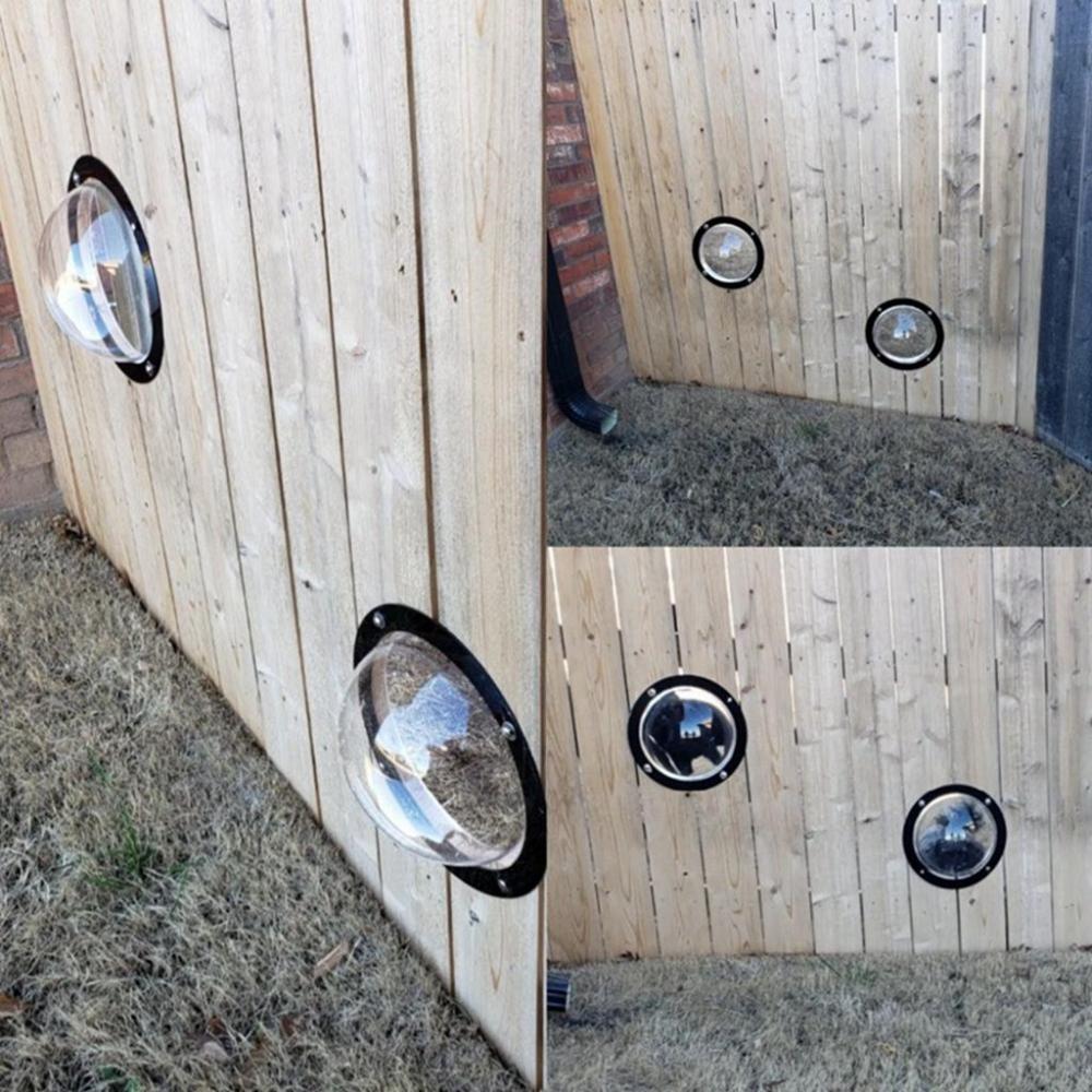 Материал Щенок Пейзаж Полукруг Окно для питомца Щенок Окно Забора Аксессуары для собак Забор для собак