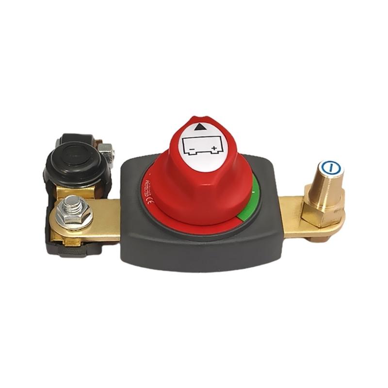 Universal Brass Battery Terminal Switches High Amp 250A Corrosion Proof Design for Multiple Transports Including Car Truck Boat