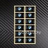 Auto Interior 4Pcs Steering Wheel Badge Decal Stickers For BMW F Series G Series E Series Motorcycle Racing Decor vdhm70