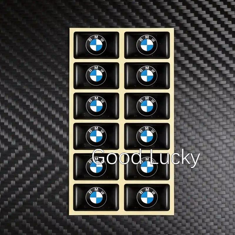 Auto Interior 4Pcs Steering Wheel Badge Decal Stickers For BMW F Series G Series E Series Motorcycle Racing Decor vdhm70