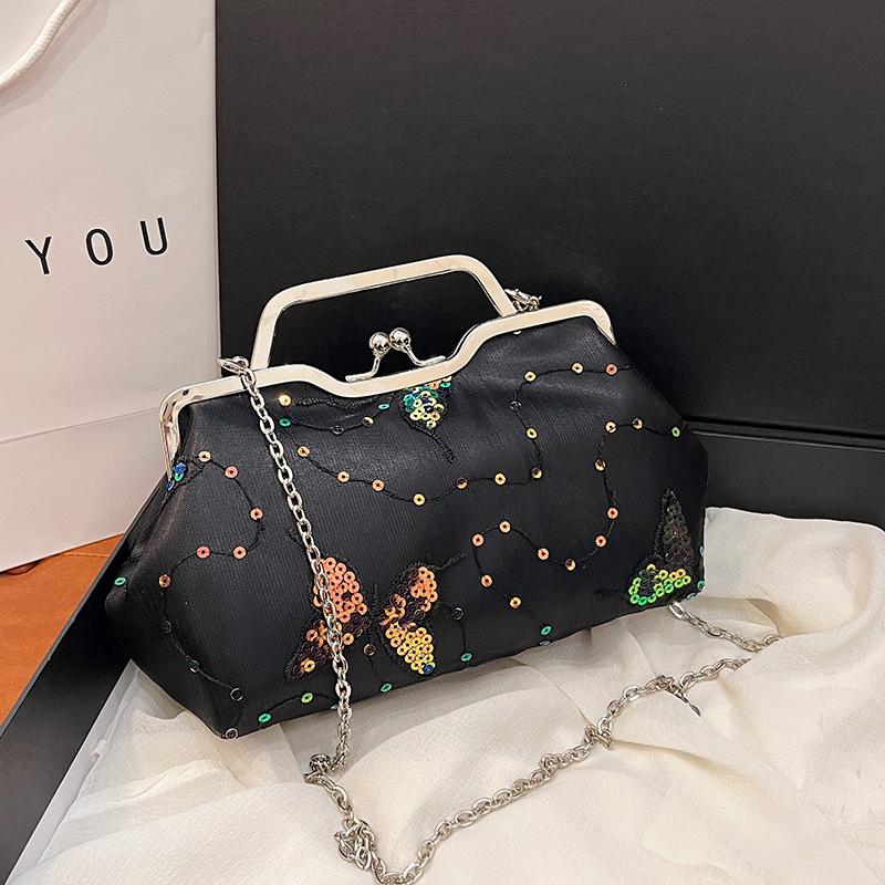 Модная роскошная дизайнерская женская сумка-мессенджер в китайском стиле, сумка для банкета, женская сумка через плечо с цепочкой, женская маленькая сумка через подмышку