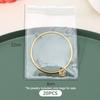 1Pc/20Pcs Transparent Jewelry Storage Bag Sealed Anti-Oxidation Dustproof Earrings Necklace Jewelry Album PVC Protective Bags