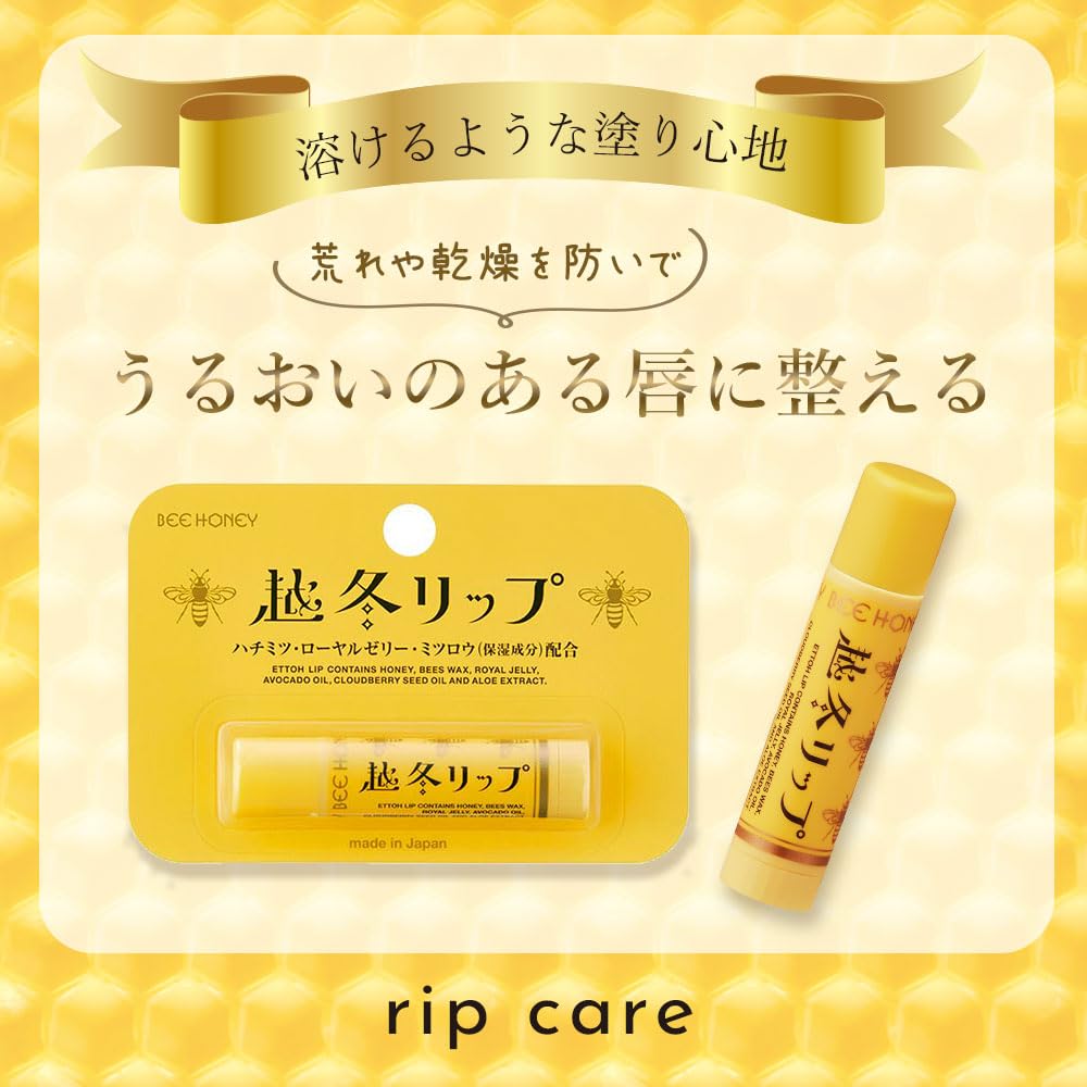 BEE HONEY Winter Lip Balm 4.5g (Pack of 3) - House of Rose Moisturizing Lip Care