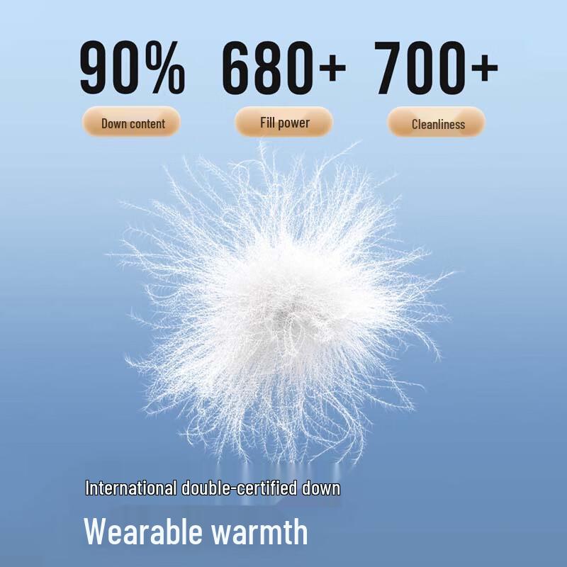 BOSIDENG B250135319 Пуховик с лацканами