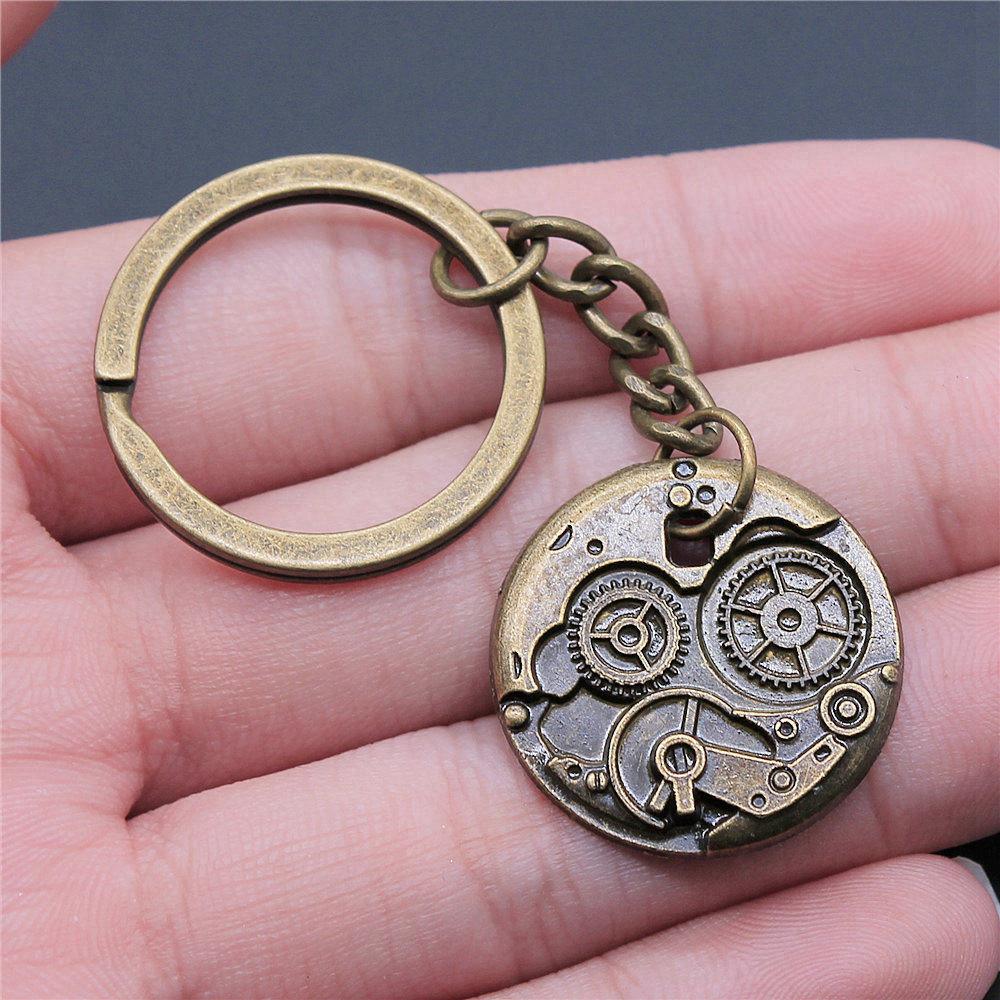 Инструменты Gear Киберпанк Брелок Мужские украшения День матери Оригинальные художественные принадлежности