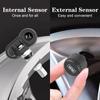 Автоматический контроль яркости 4 датчика Декоративные аксессуары TPMS Беспроводная солнечная энергия Система мониторинга и сигнализации давления в шинах автомобиля