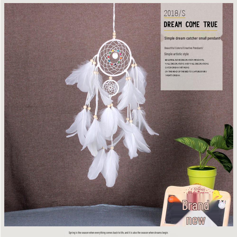 Три жизни три мира Ловец снов Перо Настенный подвесной кулон - Идеальный подарок для детей и студентов