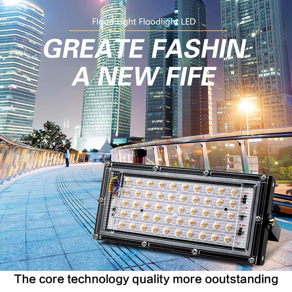 50W LED Flood Light Outdoor Lighting 220V 240V Floodlight Waterproof IP65 Reflector Projecteur LED Exterieur Focus Spotlight
