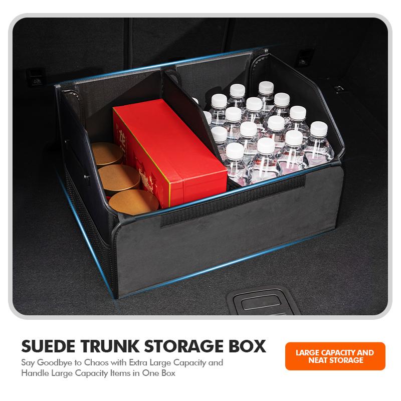 Car Trunk Organizer Box Tailbox Stowing Tidying Storage Bag For Volkswagen VW Scirocco Passat Polo B5 B6 B7 CC Tiguan Sharan