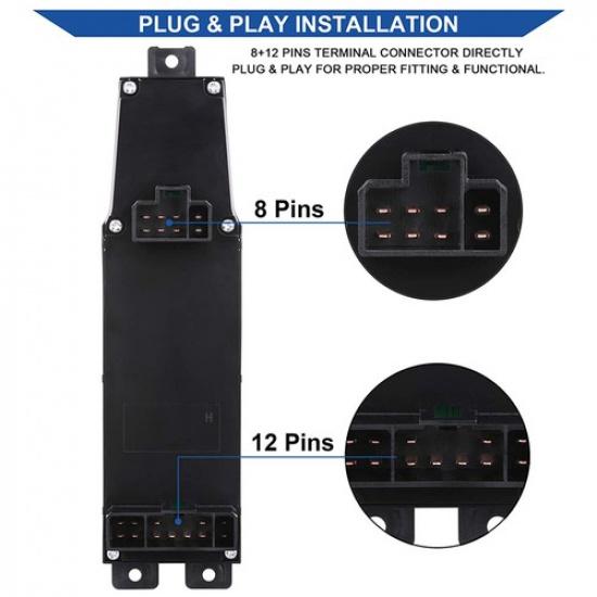 Window Switch Control 56049805AA For Dodge Ram Dakota Durango Sprinter 2001-2009