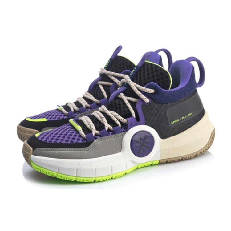 Баскетбольные кроссовки Li Ning All Day 4 Patchwork Mid-Top, мужские баскетбольные кроссовки ABPP025-7