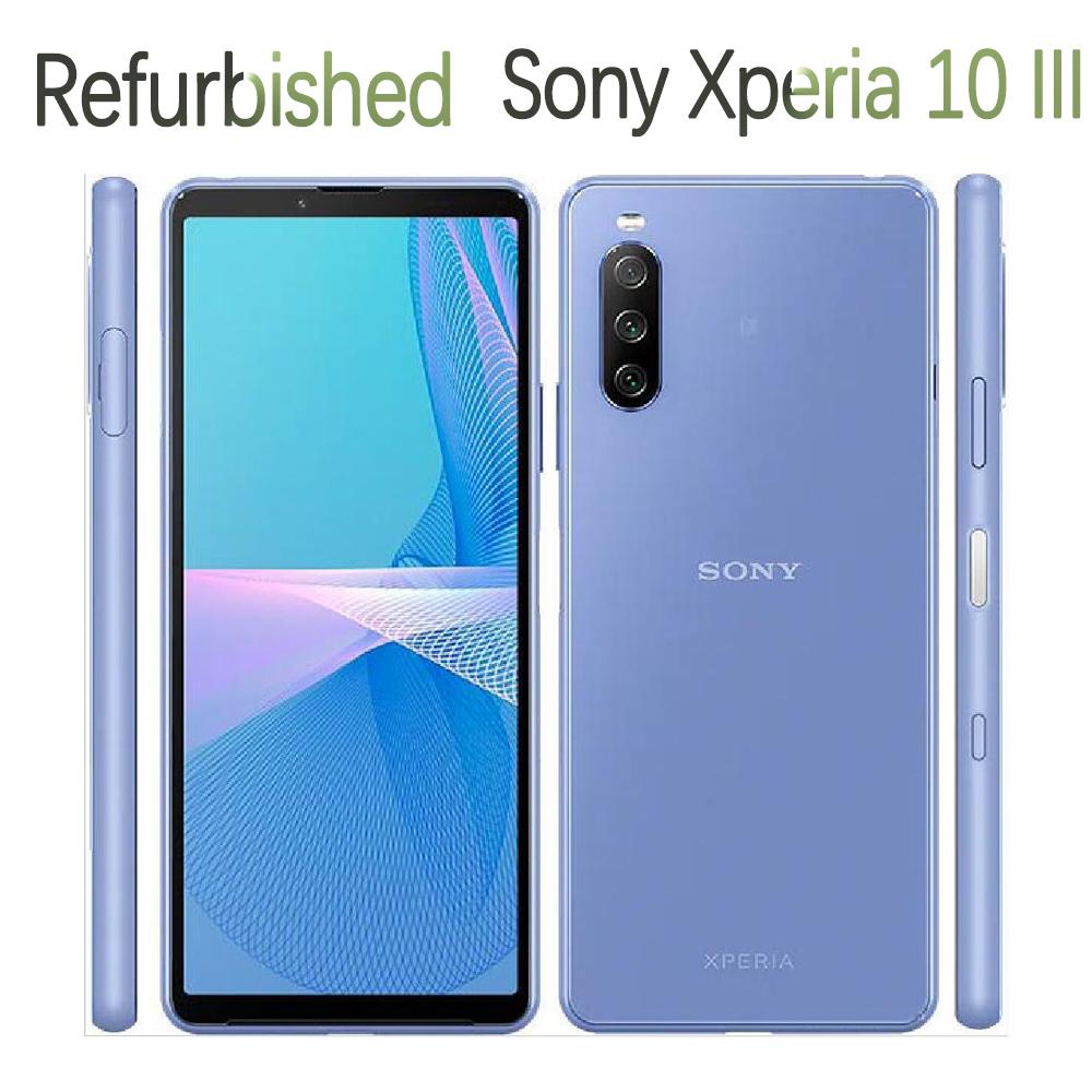 Восстановленный оригинальный мобильный телефон Sony Xperia 10 III 5G XQ-BT52 с двумя SIM-картами, 6 ГБ ОЗУ 128 ГБ ПЗУ