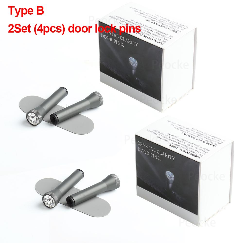 Универсальный Все модели Для BMW Crystal Door Pin Lock G30 G20 X5 G05 G06 X3 G01 G08 G11 G12 F10 F20 F30 Простая установка салона автомобиля