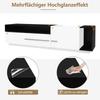 High Gloss, TV Board Lowboard Drawer, Door Open Compartment, Elegant TV Stand Television Up To 70 Inches, Dining Room, 170cm, White & Black
