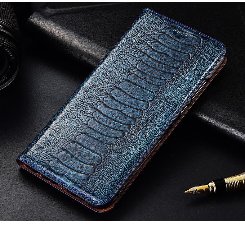 Откидной чехол из натуральной кожи Xiaomi Note 13R Pro подходит для Redmi Note 12 SE, 11, 10, 9 — защитный чехол
