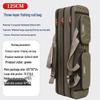 Waterproof Lightweight Canvas Fishing Rod Bag - Large Capacity, Portable, Multifunctional, Stylish Design