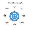 Portable Foldable Dustproof Drone Landing Mat – Sand/Grass Compatible 