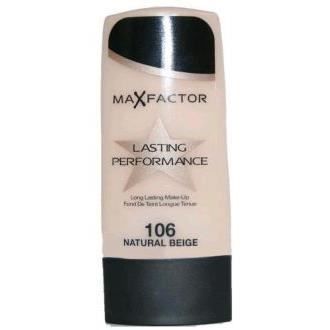 Fond de teint - Max Factor - Lasting Performance - 35ml - Teinte 106 Natural Beige - Tous types de peau