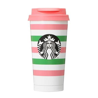 Starbucks Starbucks Стакан из нержавеющей стали Kate Spade Stripe 473 мл
