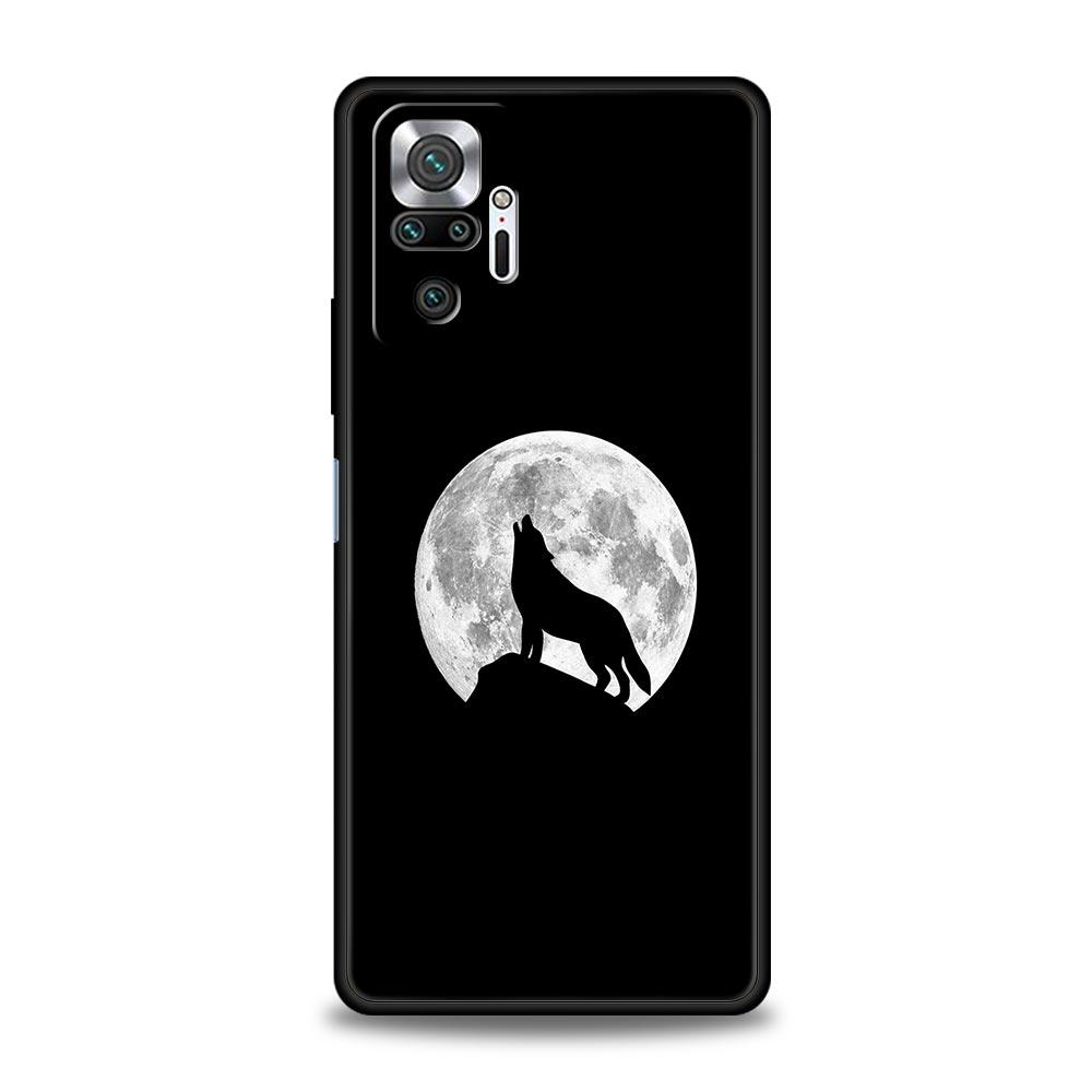 Чехол для телефона для Xiaomi Redmi Note 14 13 12 5G 9S 9 10 11 Pro Plus 4G 9T 14C 13C 12C 10C 9C 9A Мягкая крышка Волк