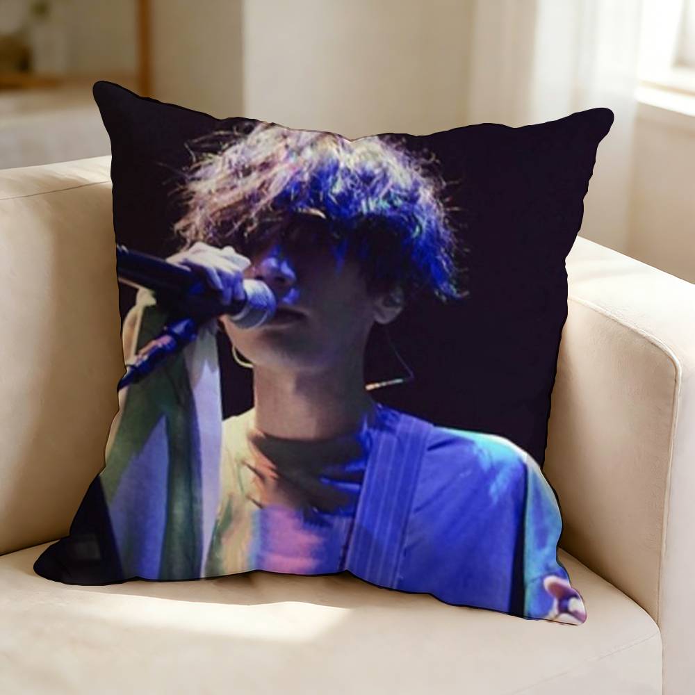 Allround music producer KKenshi YYonezu Square DoubleSided printed Pillow Case Bedroom Bedside Pillow Sofa Cushion Cover