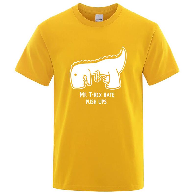Mens High Quality 100 Cotton Funny Casual Dinosaur Design Printing Cool Oneck for Men Tshirt Male Tees Shirts Men Tops