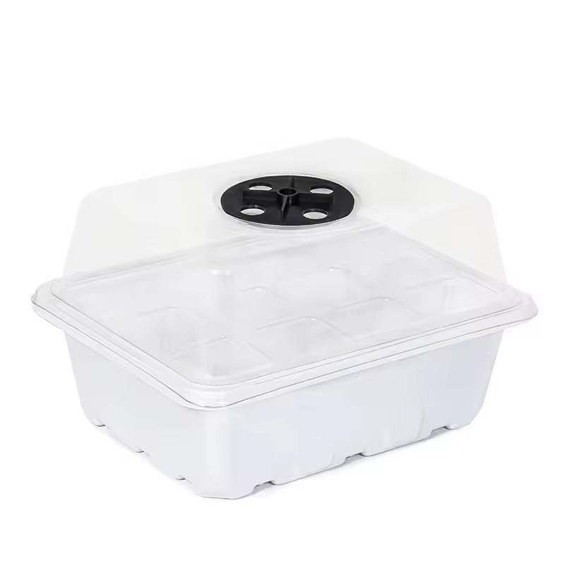 Наборы для рассады Лотки для рассады (12 ячеек на лоток) Наборы для проращивания семян с регулируемой влажностью Садовые лотки для рассады