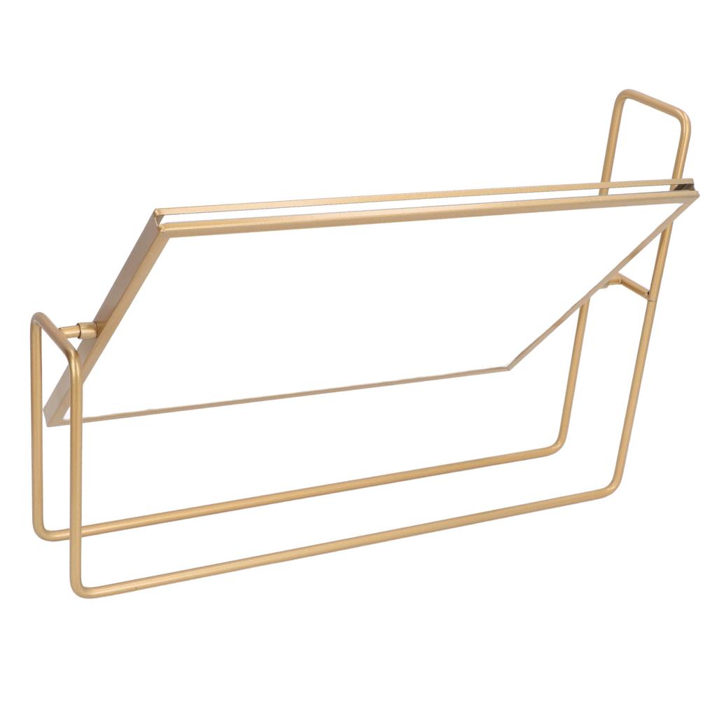 Золотая плавающая фоторамка из железа и ПЭТ, многофункциональная, вращающаяся на 360 градусов, стоящая плавающая картина