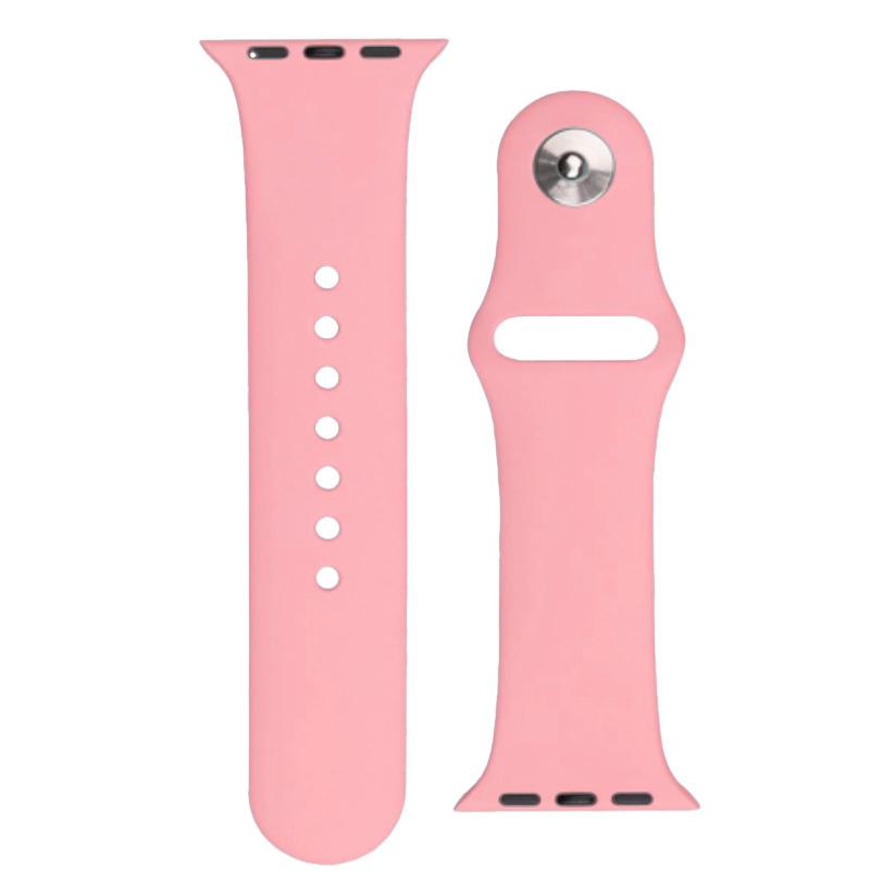 Hurtel Silicone Watch Band for Apple Watch Ultra/SE/9-2 (49/45/44/42mm) Pink Strap Bracelet