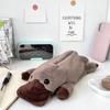 Cute Platypus Pencil Case Cosmetic Bag Plush Pen Pouch High Capacity Storage Bag
