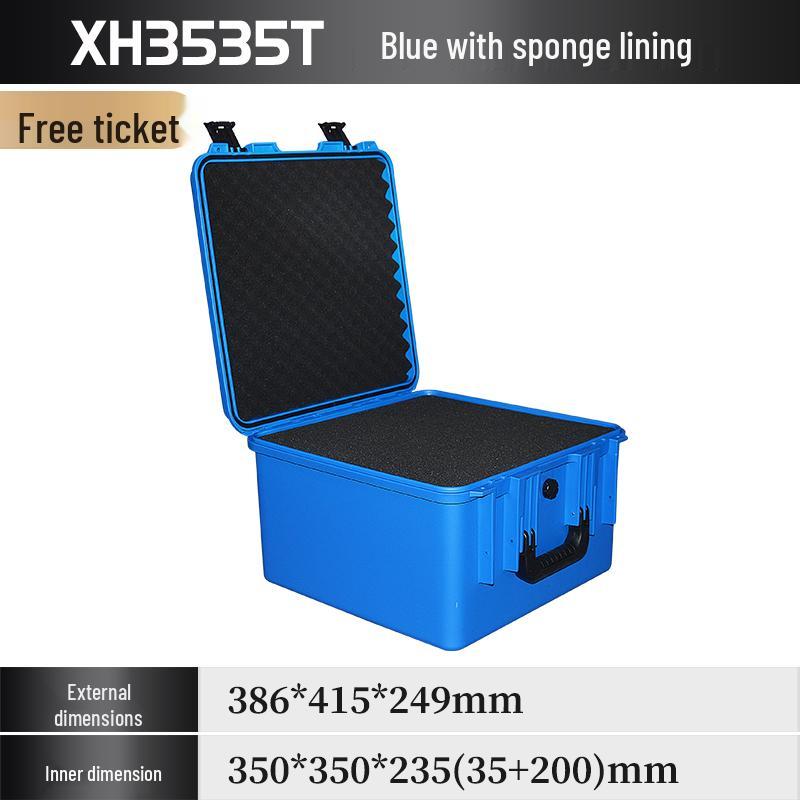 Xihua IP67 Водонепроницаемый Пластиковый Ящик для Инструментов с Сертификацией ROHS, Утолщенный - 35x35 Квадратный Влагозащитный Кейс для Приборов