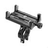 Bicycle Phone Holder, Motorcycle Handlebar with Soft Cushion, Alloy Mobile Clip