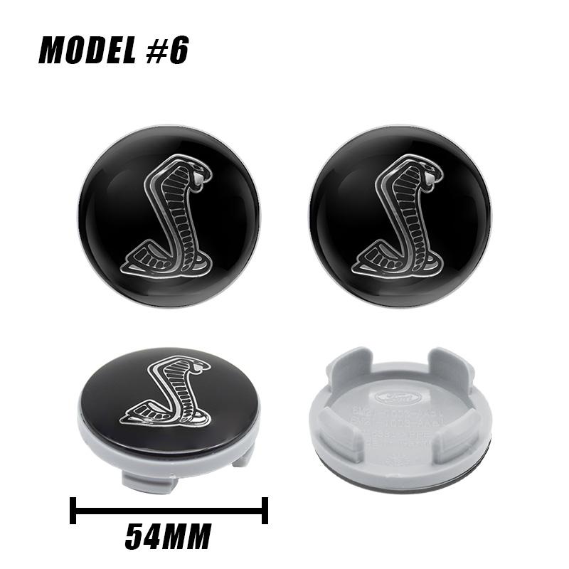 54mm 4pcs Car Wheel Center Hub Metal Emblem Cap Cover for Ford Focus 2 Mk3 F150 Mondeo C-Max Fusion Ranger Escort Explorer Kuga