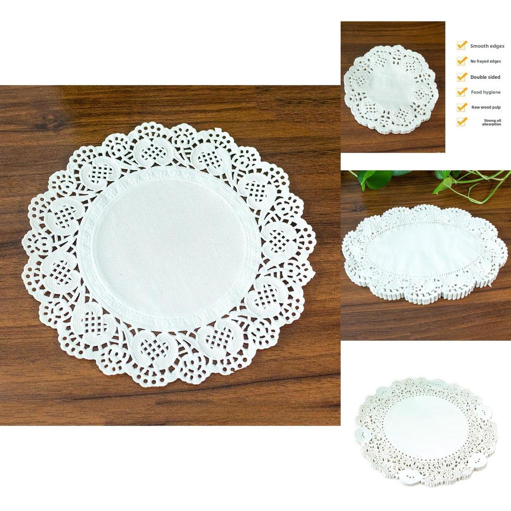 Baking Paper Flower Design Noncoated Disposables For Cookies And Pastries Kitchen Supplies