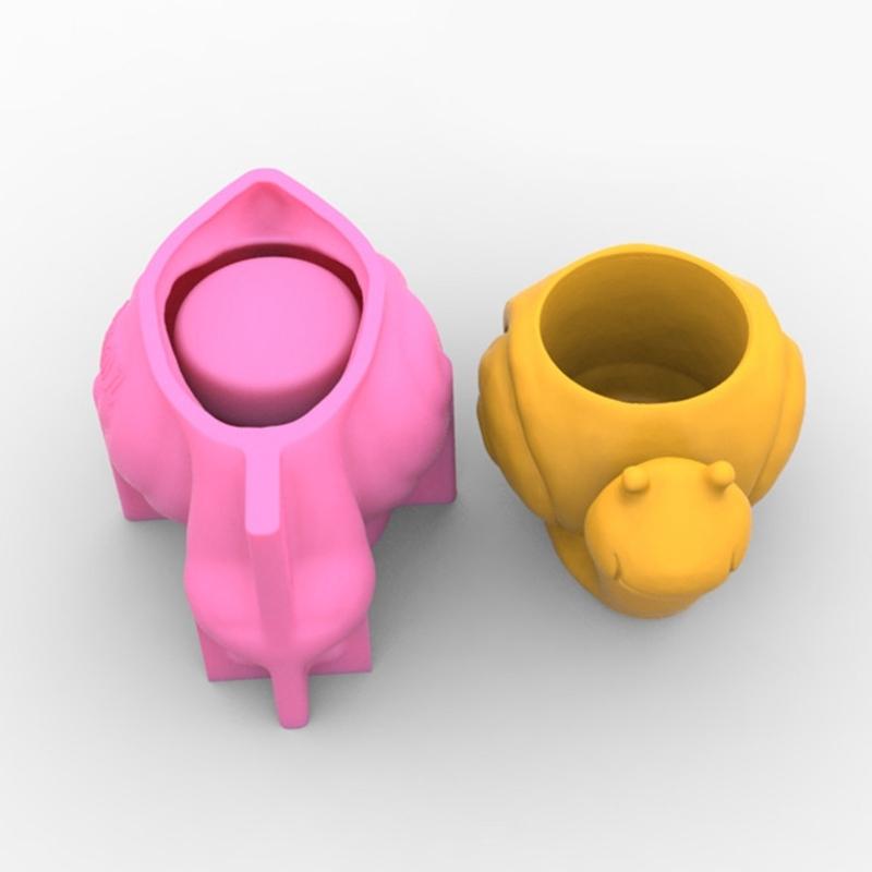 Бетон Силиконовая форма для цветочного горшка 3D Улитки Суккуленты Цемент Гипс Форма Форма для мыла свечи Декор для офиса дома