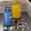 With Wheels Material Handling Tray Stainless Steel Storage Tray Propane Tank Holder  Home Use