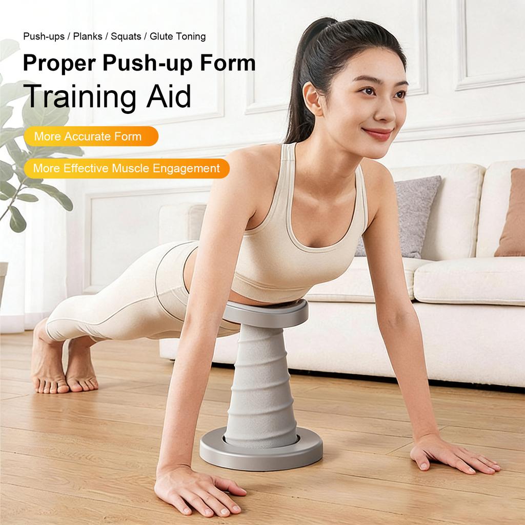 Push Up Trainer with Waist & Core Support Pushups Assistant Equipment Abdomen Training Support Tool for Home Gym Chest Workout