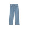 Autumn new loose jeans men's trend versatile casual straight Hong Kong style tube pants wide-leg pants men