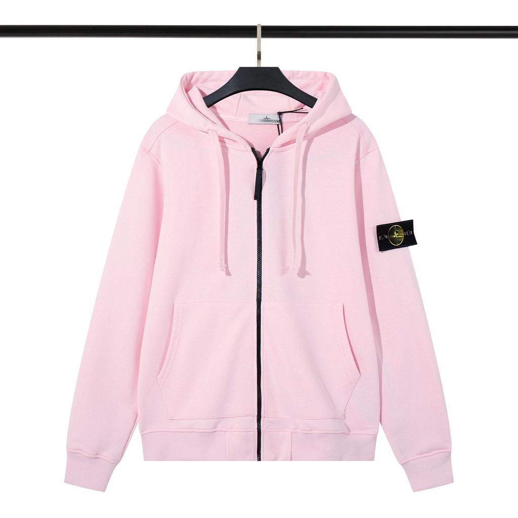 Однотонная толстовка с капюшоном и нашивкой - Версия 'Island Tide'