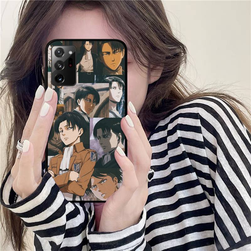 Чехол Yinuoda Attack on Titan Levi для телефона Samsung Note 20 Ultra 10 pro lite plus 9 8 5 4 3 M 30s 11 51 31 31s 20 A7