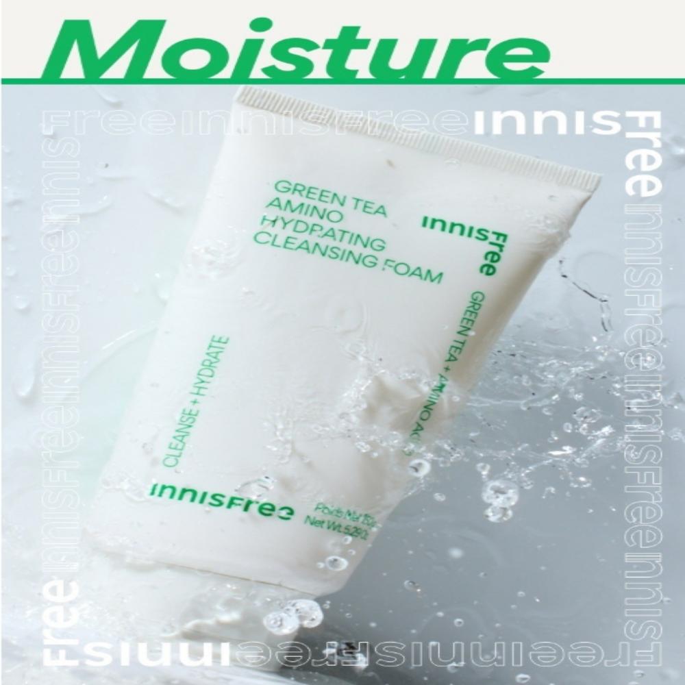 Innisfree Дуэт очищающей пенки с зеленым чаем (150 г × 2)