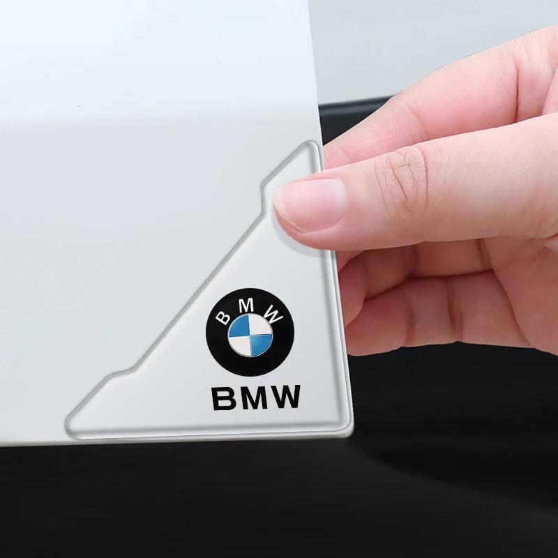 BAGD7 2026 Car Sticker Car Logo Door Corner Anti-collision Covers for BMW M Power Performance F10 F31 E36 E39 E87 E90 X3 X5