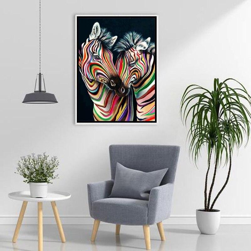 Horse DIY 5D Diamond Painting Full Round Drill Mosaic Animal Diamond Embroidery Cross Stitch Kits Home Decor