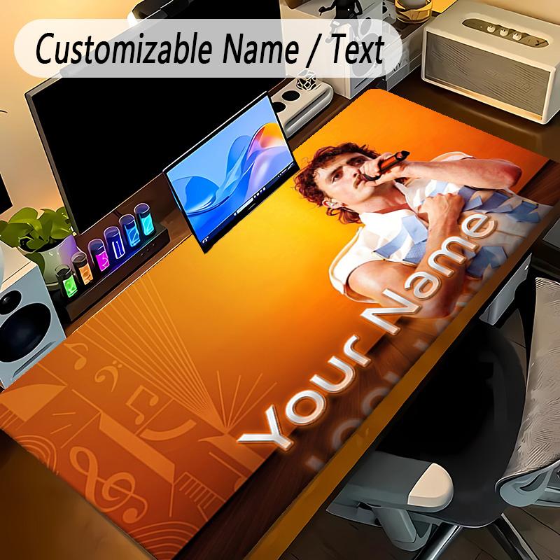 Large Mouse PadBenson Boone Custom Name Text Personalized Desk Mat Non Slip Gaming Pad