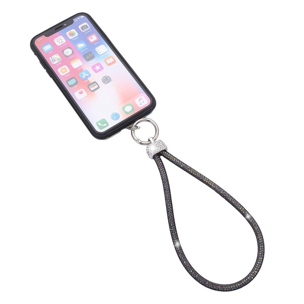 Брелок с бриллиантами и кристаллами, анти-потерянная веревка, блестящий подвесной шнур, аксессуары для телефонов