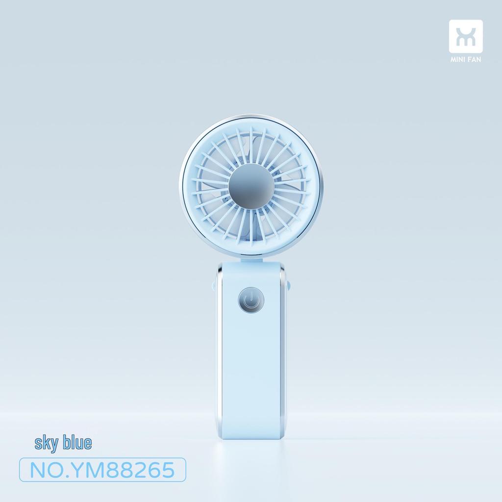 2026 Simple USB Rechargeable Portable Handheld Fan with Custom Logo