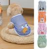 Top Stylish Comfortable Summer Cool Mesh Dog Vest Breathable Cartoon Print T-Shirt for Cat