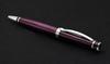 Xezo Incognito Brass Ballpoint Pen Purple Metallic Color Diamond Cut Engraved Serial Number Platinum Plated Parts Purple (Secret B-2)