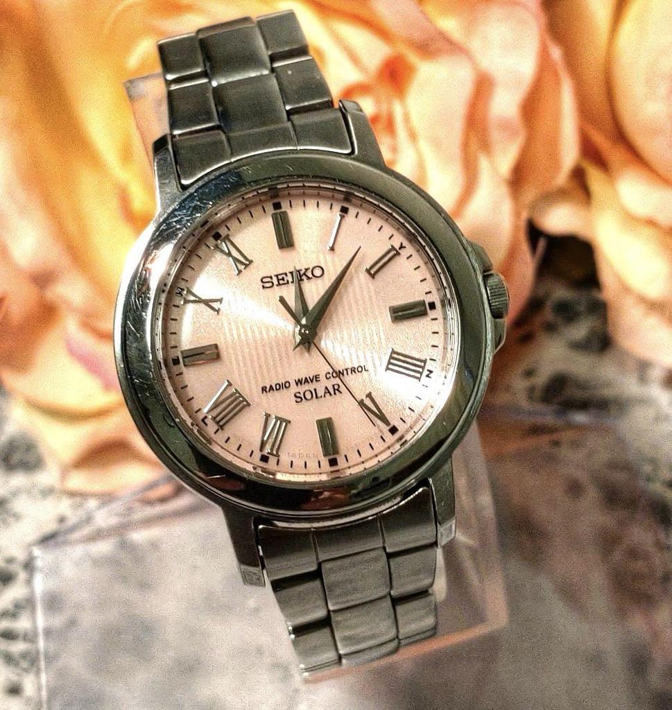 [USED] SEIKO Solar Watch for Women, Pink, Working